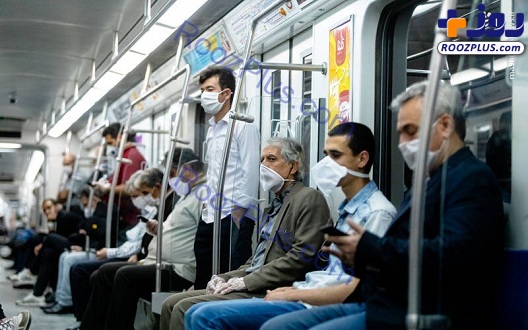 فاصله گذاری اجتماعی در مترو تهران+عکس