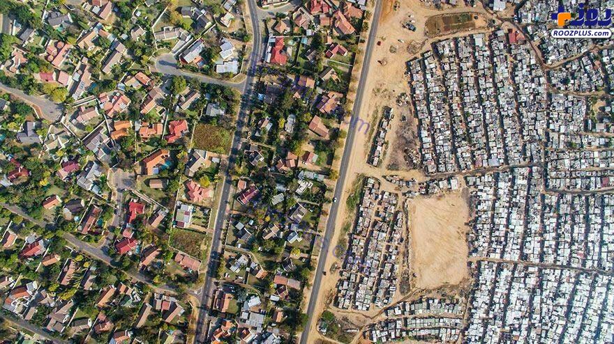 اختلاف طبقاتی فاحش در آفریقای جنوبی +عکس