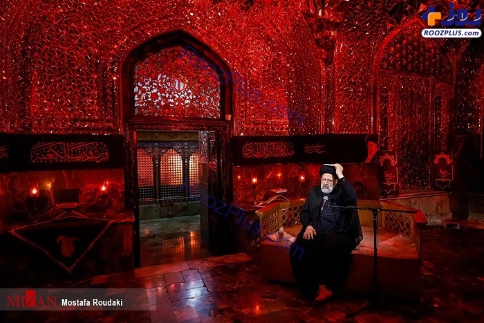 عکس/ آیت الله رئیسی در مراسم احیاء در امامزاده صالح (ع) تهران