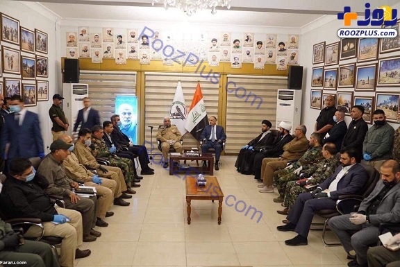 پوشیدن یونیفرم حشد الشعبی توسط نخست وزیر عراق+عکس
