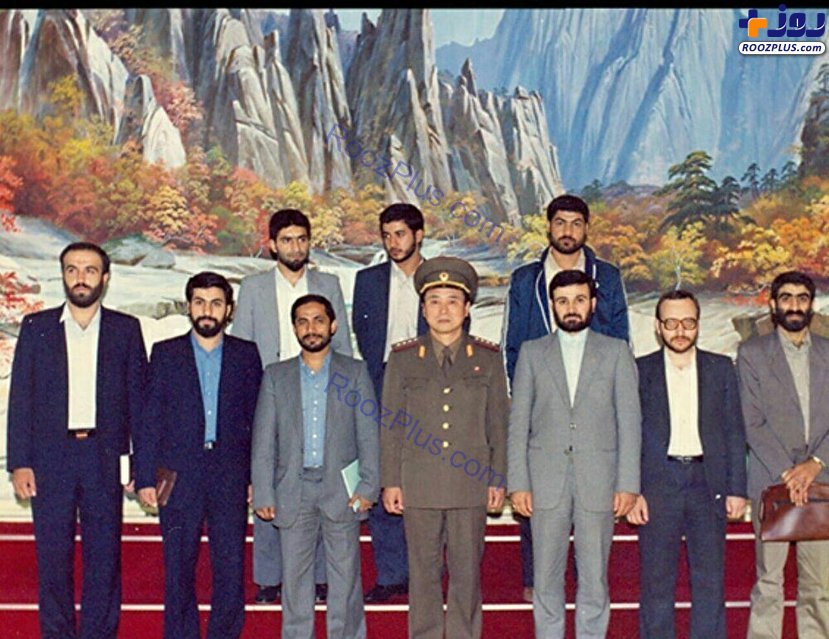 دیدار نظامی شهید طهرانی مقدم با کیم ایل سونگ +عکس