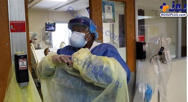 بخش بیماران کرونا در بیمارستان شیکاگو + تصاویر