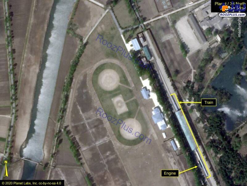 تصاویر هوایی از ردیابی موقعیت رهبر کره شمالی +عکس