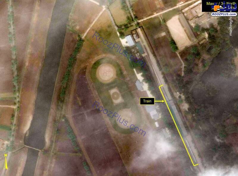تصاویر هوایی از ردیابی موقعیت رهبر کره شمالی +عکس