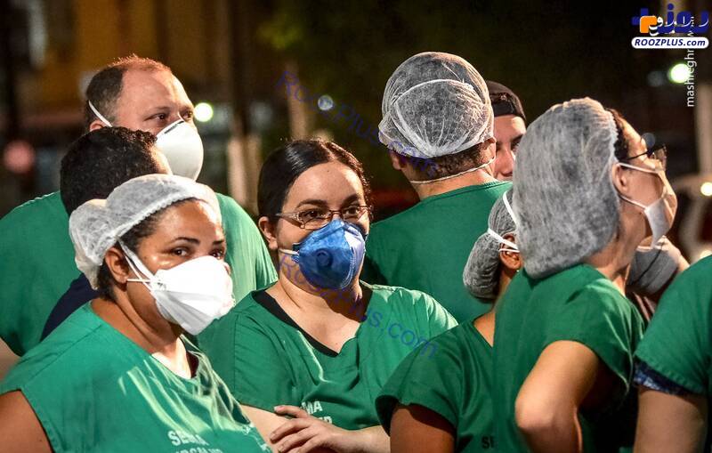 اعتراض پرستاران در برزیل به کمبود تجهیزات +عکس