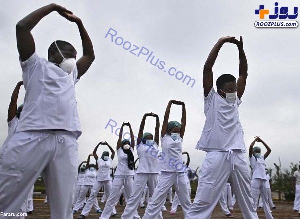 رقص زومبا توسط پرستاران برای تقویت روحیه! + عکس