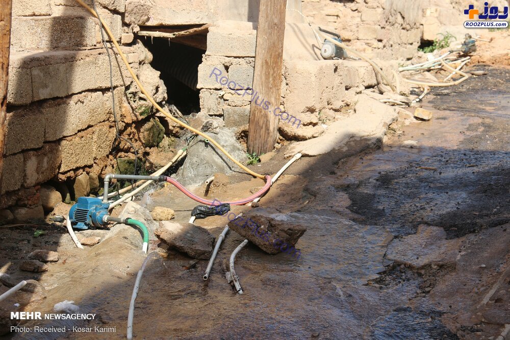 وضعیت آبرسانی در محله حصیرآباد اهواز +عکس
