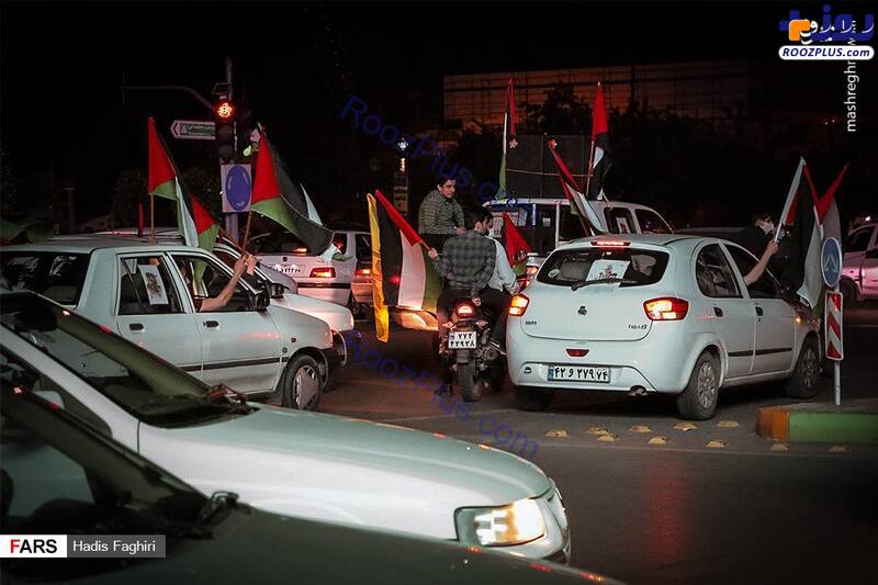 کاروان خودرویی همبستگی با ملت فلسطین/تصاویر