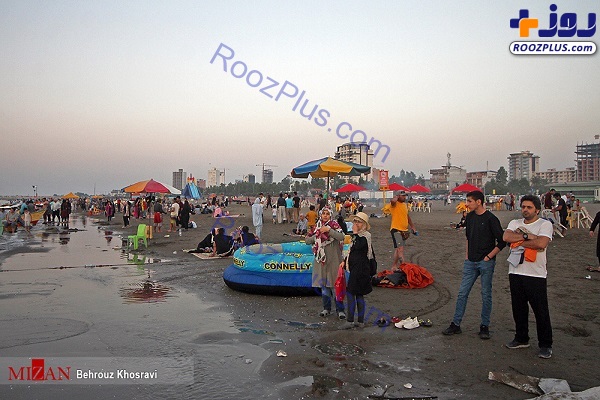 عکس/ وضعیت قرمز در سواحل مازندران