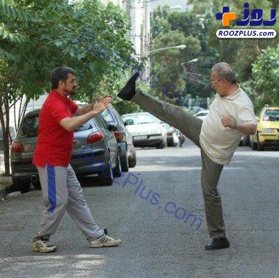 حرکات عجیب احمدزاده و شهریاری در خیابان! + تصاویر