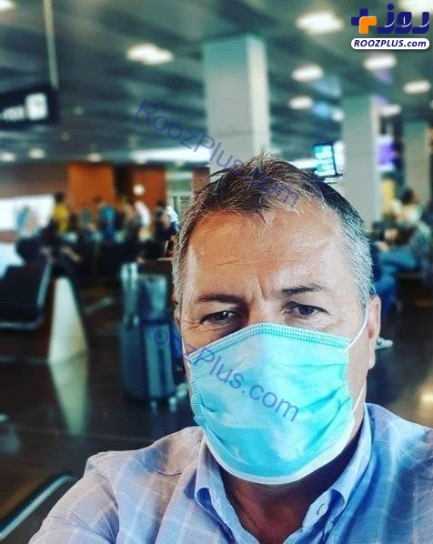اسکوچیچ در فرودگاه برای بازگشت به ایران/عکس