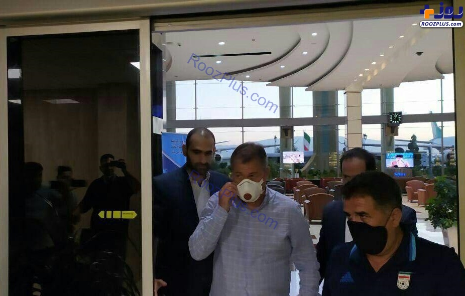 اسکوچیچ در فرودگاه برای بازگشت به ایران/عکس