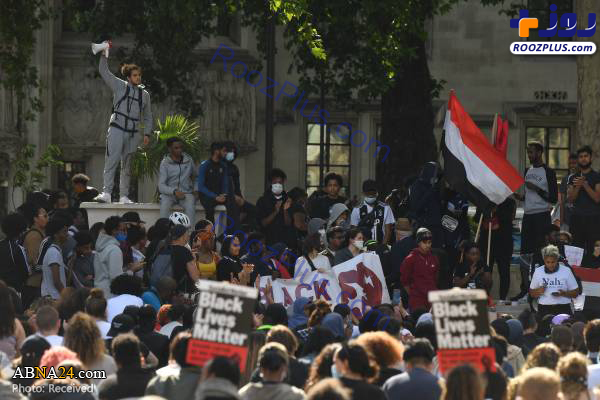 اعتراض به کشتار مردم یمن مقابل ساختمان بی بی سی +عکس