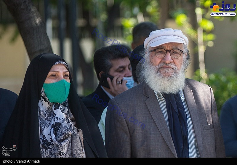 داریوش ارجمند در افتتاح پیاده راه استاد شهریار +عکس