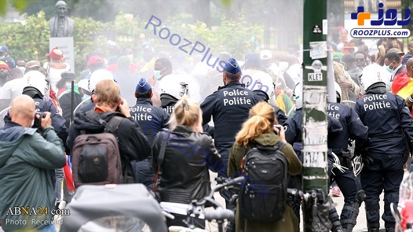 تظاهرات ضد مکرون در بروکسل +عکس
