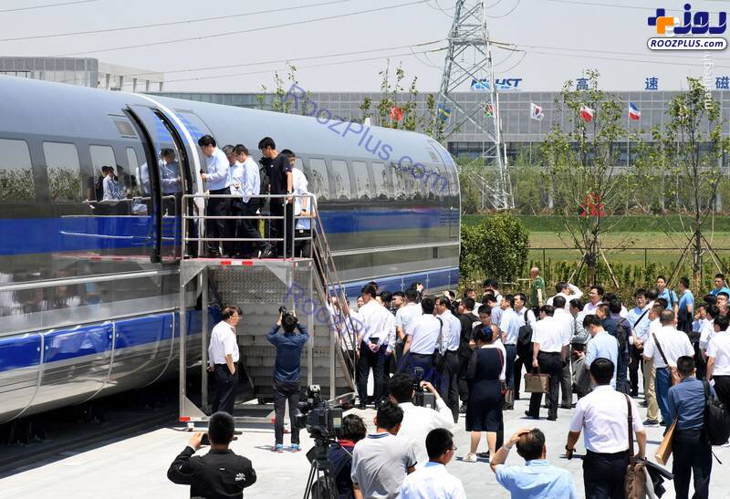 قطار سریع السیر جدید چینی با سرعت ۶۰۰ کیلومتر بر ساعت/عکس