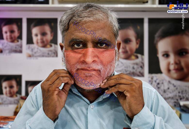 عکس/ماسک جالب مرد هندی