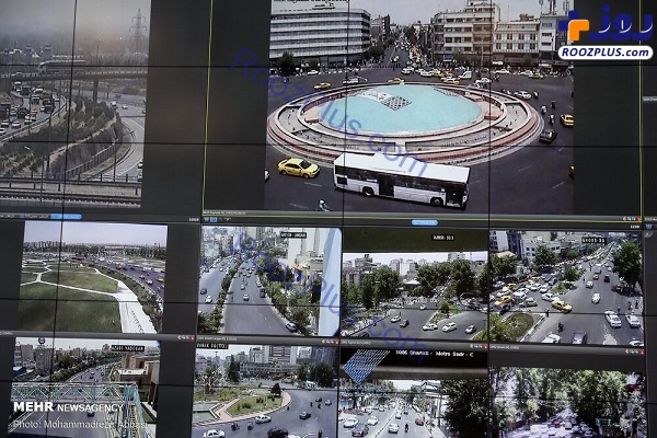 رصد دقیق خودروها در مرکز فرماندهی و کنترل هوشمند ترافیک پلیس +عکس