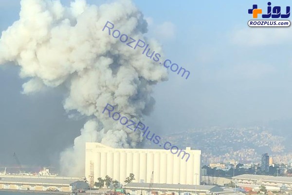 فوری/ شنیده‌شدن صدای انفجار در بیروت + تصاویر