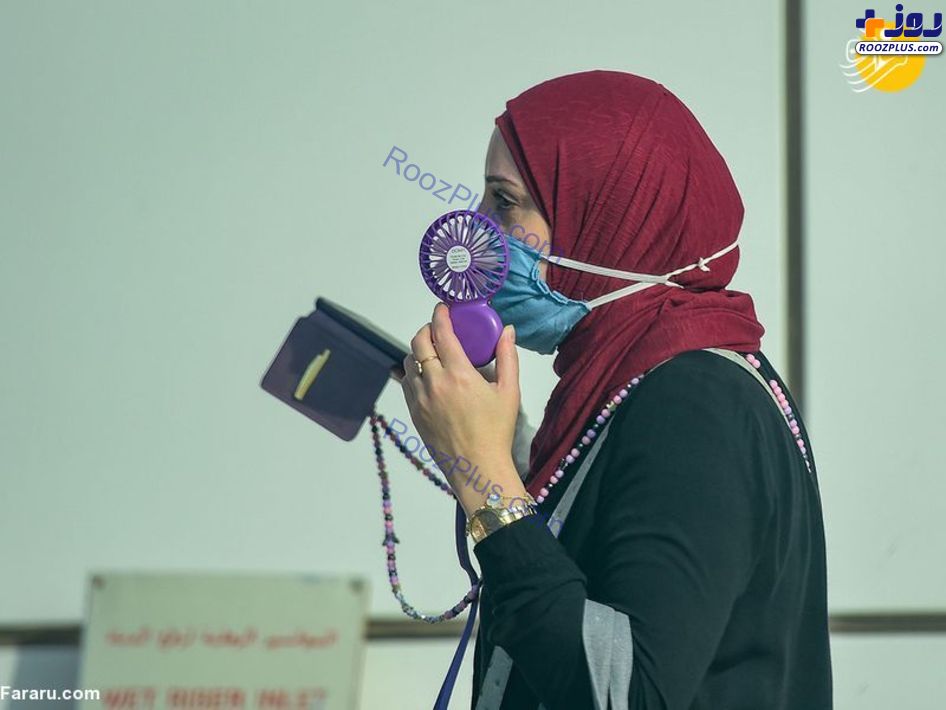 عکس/ راهکار مردم دبی برای فرار از گرما