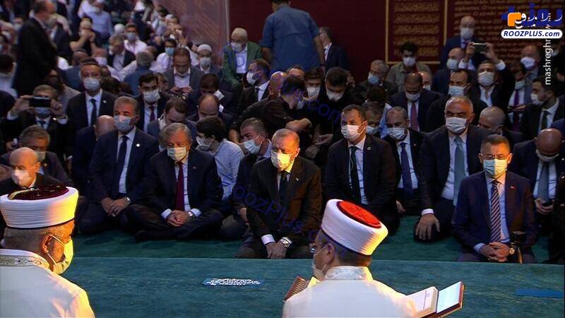 اردوغان در نخستین نماز جمعه مسجد ایاصوفیه
