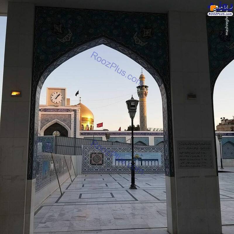 رنگ عزای حسینی در حرم حضرت زینب (س) +عکس