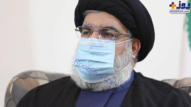استفاده دبیرکل حزب الله لبنان از ماسک +عکس