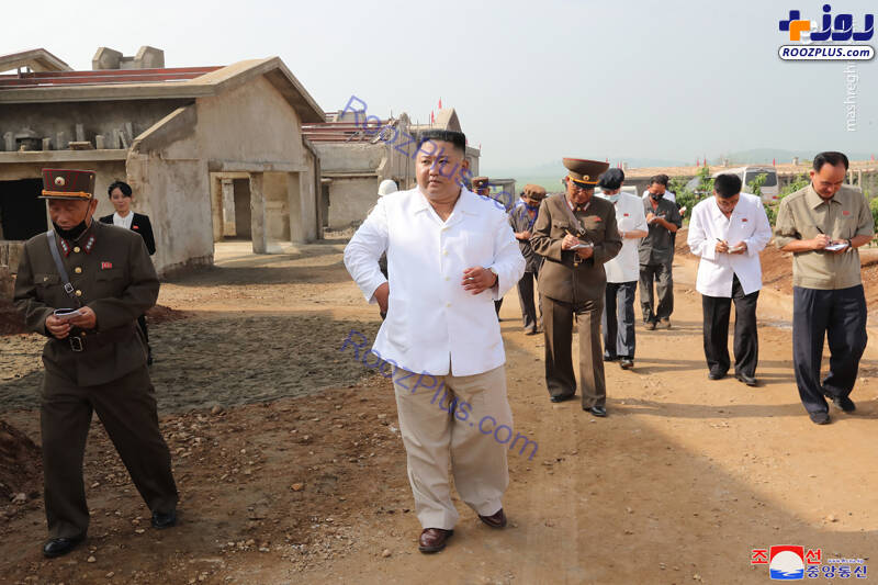 مراقبت های کرونایی اطرافیان رهبر کره شمالی/عکس