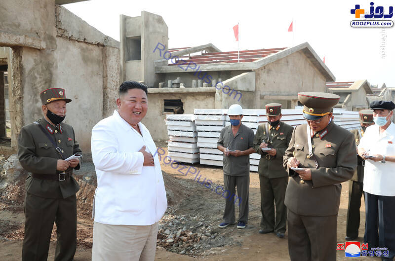 مراقبت های کرونایی اطرافیان رهبر کره شمالی/عکس