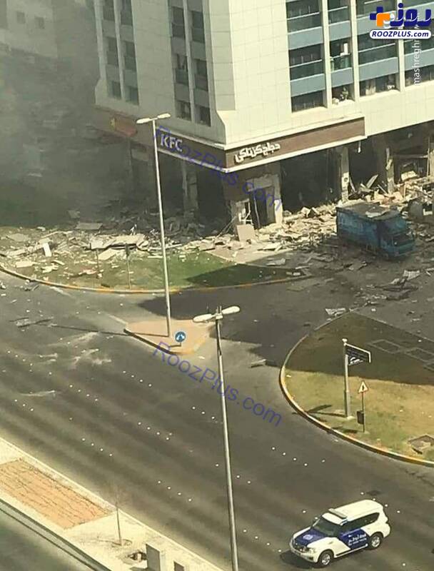 انفجار یک رستوران در ابوظبی امارات+عکس