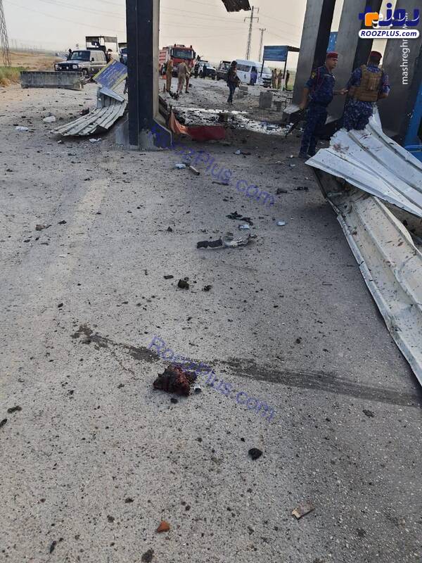 تصاویری از انفجار خودروی بمب گذاری شده در عراق