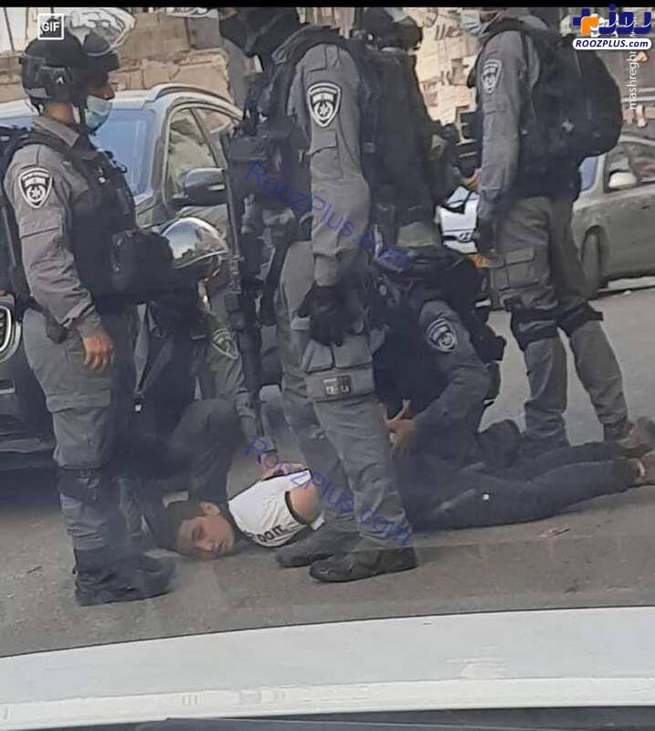 حمله ناجوانمردانه چند سرباز رژیم صهیونیستی به یک نوجوان فلسطینی +عکس