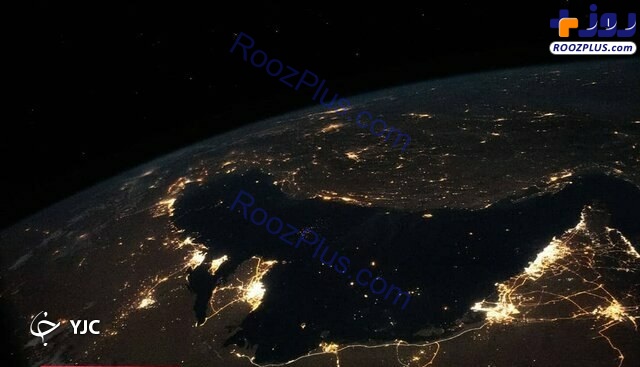 تصویر خیره کننده خلیج فارس از منظر ایستگاه فضایی بین‌المللی