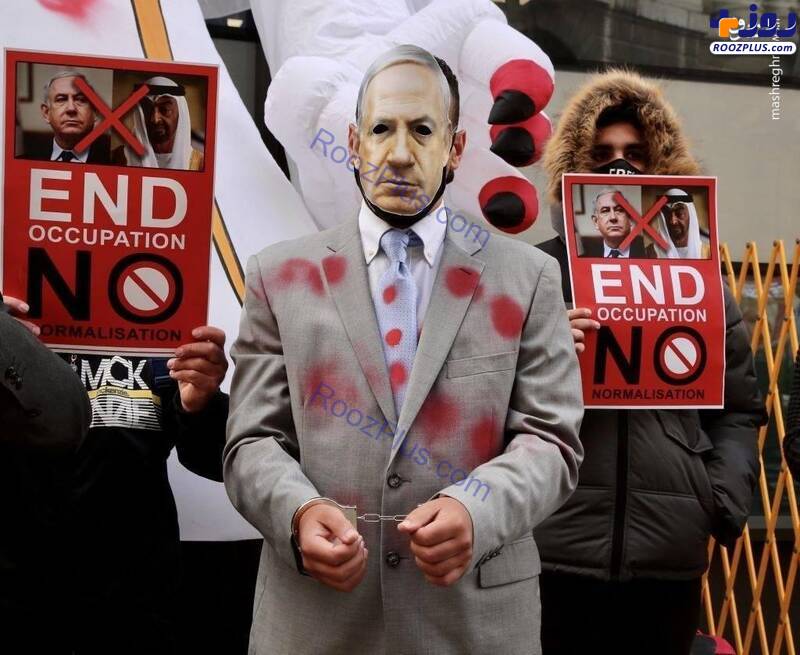 تحقیر سران امارات و اسرائیل در لندن