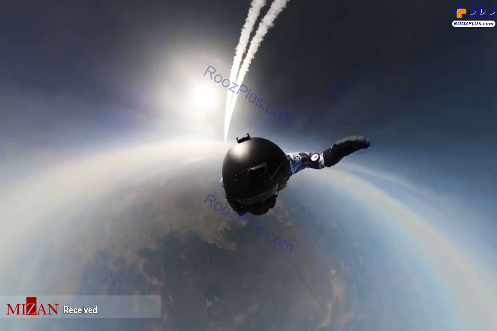 اولین پرش جهان از استراتوسفر توسط چتربازان روسیه +عکس