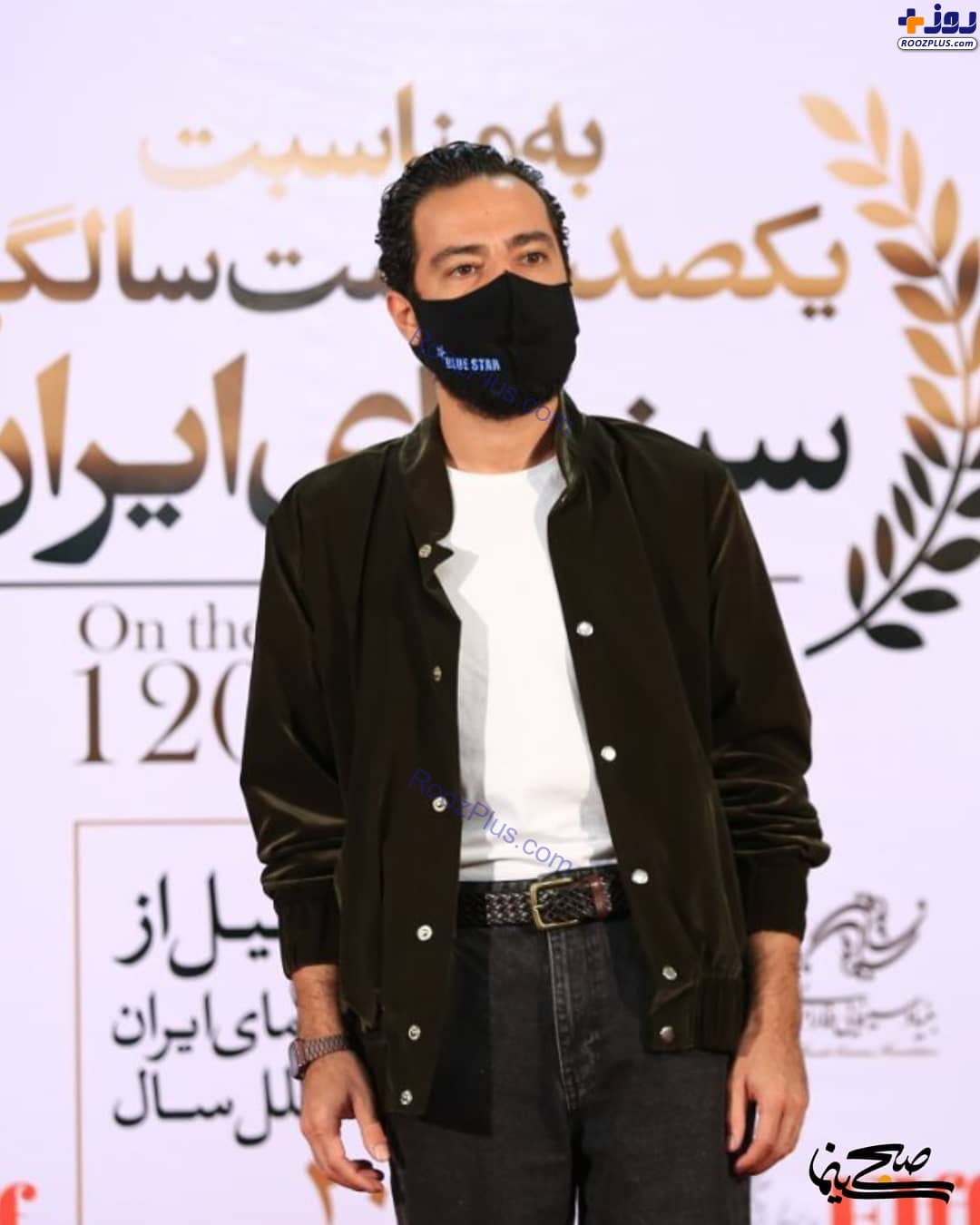 عکس/تیپ نوید محمدزاده در جشن 120 سالگی سینمای ایران