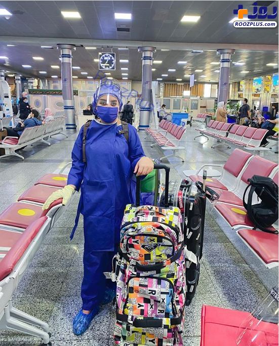 تیپ دختر قاسم خانی در فرودگاه مهرآباد! +عکس