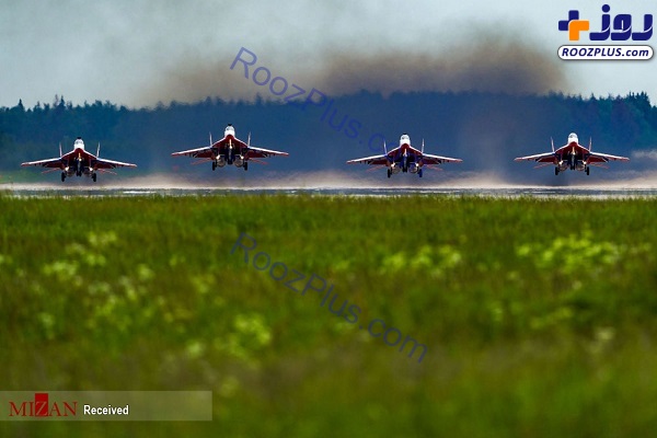 تمرینات جنگنده‌های روسی +عکس