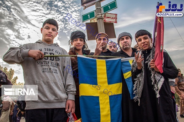 دلدادگان حسینی از سراسر جهان در پیاده روی اربعین +عکس