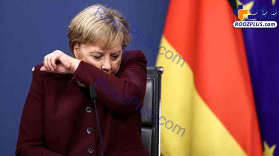 سرفه ‌های مشکوک آنگلا مرکل در نشست اتحادیه اروپا +عکس