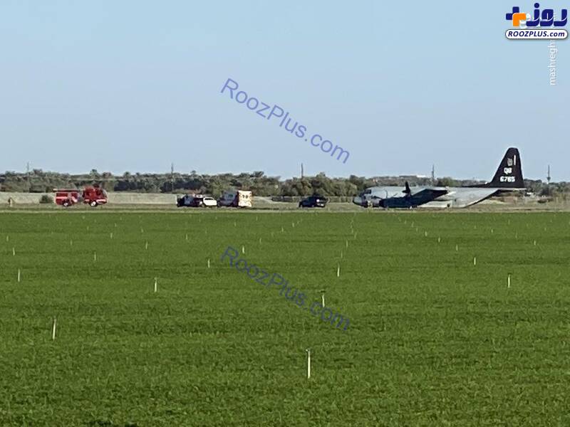 فرود اضطراری هواپیمای آمریکایی در مزرعه +عکس