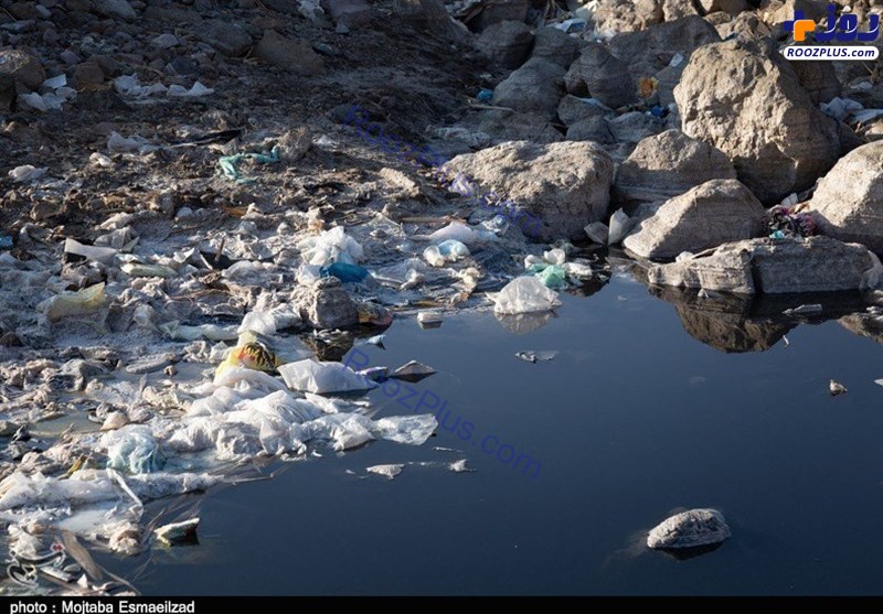 آلودگی های اطراف دریاچه ارومیه +عکس
