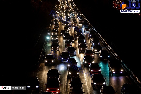 ترافیک سنگین در تهران بعد از ۱۸ عصر +عکس