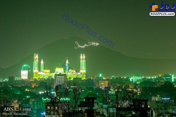 نورپردازی شهر صنعاء به مناسبت میلاد رسول اکرم(ص) +عکس
