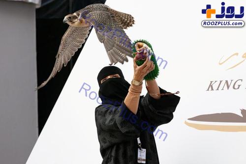 زن سعودی در جشنواره شکار +عکس