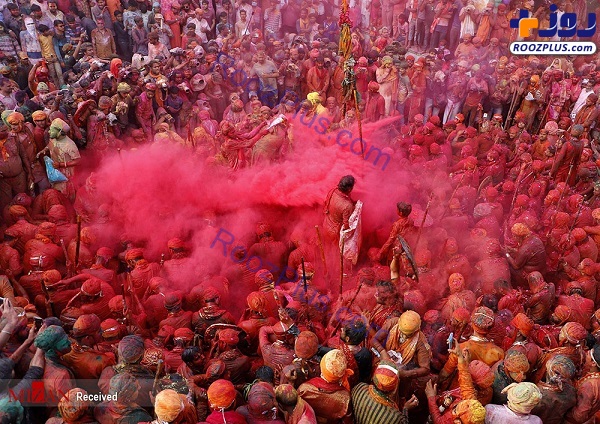 هولی جشن رنگ‌ها در هند +عکس