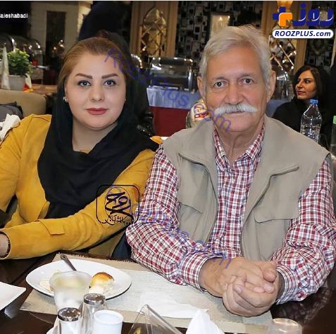 عکس/آتش تقی پور در کنار همسر جوانش