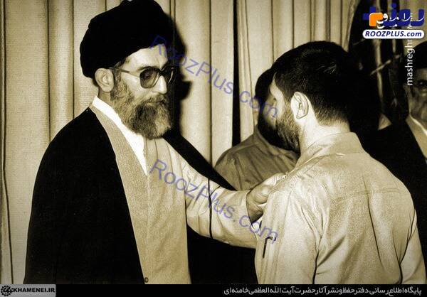 شهید صیاد شیرازی در کنار رهبر انقلاب+عکس