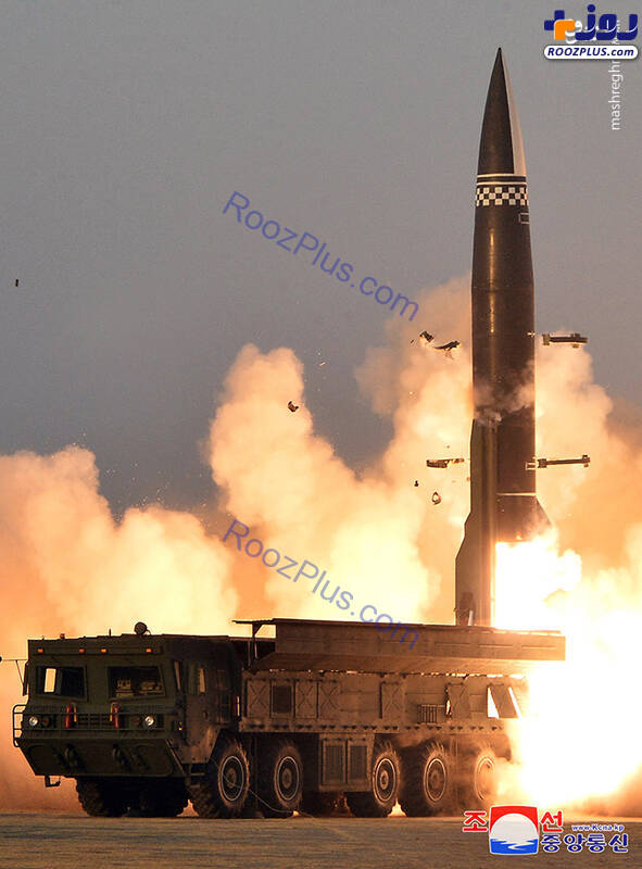کره شمالی موشک جدید آزمایش کرد+عکس