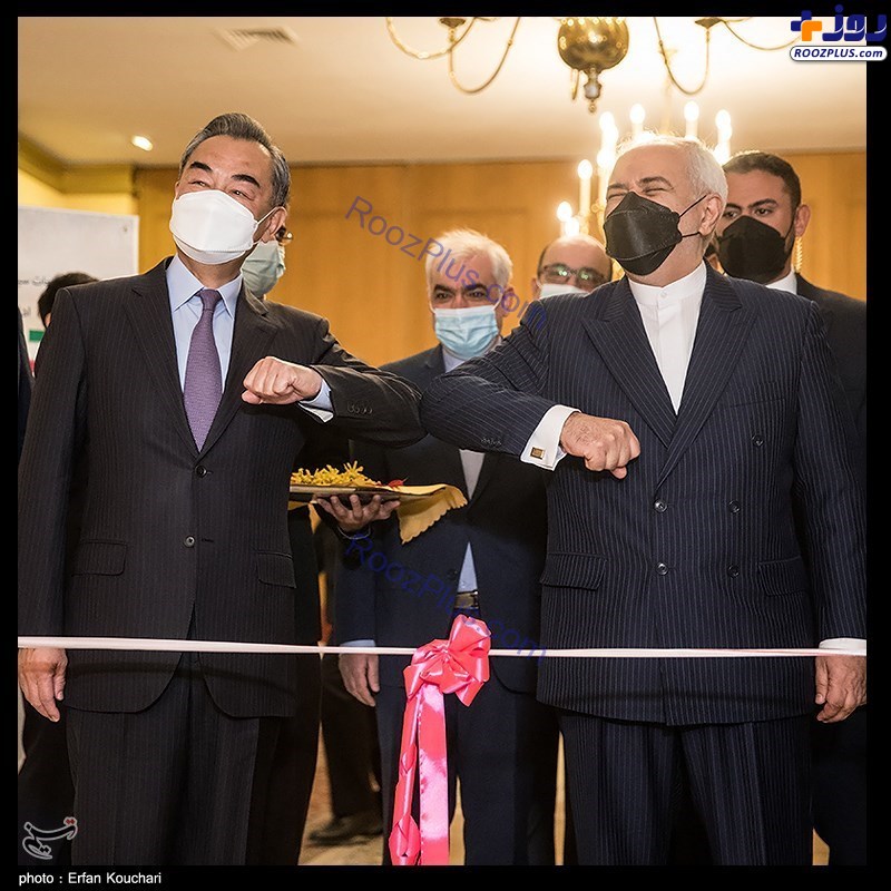 خوش و بش ظریف با وزیر امور خارجه چین+عکس